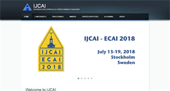 Desktop Screenshot of ijcai.org
