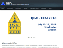 Tablet Screenshot of ijcai.org